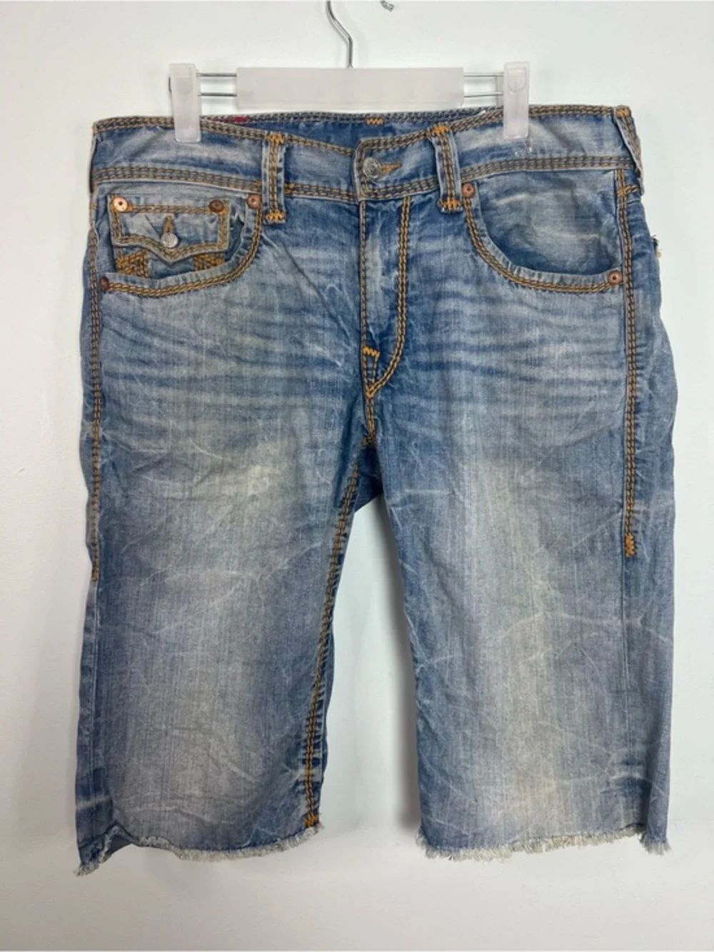 True Religion Denim with Red and Navy Logo